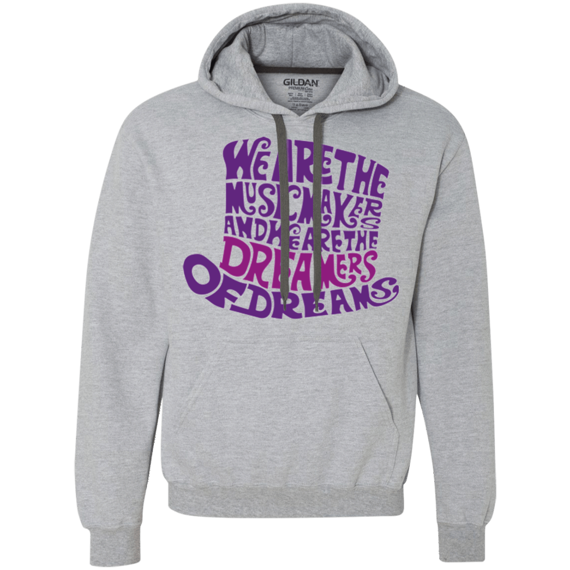 Sweatshirts Sport Grey / Small Wonka Purple Premium Fleece Hoodie