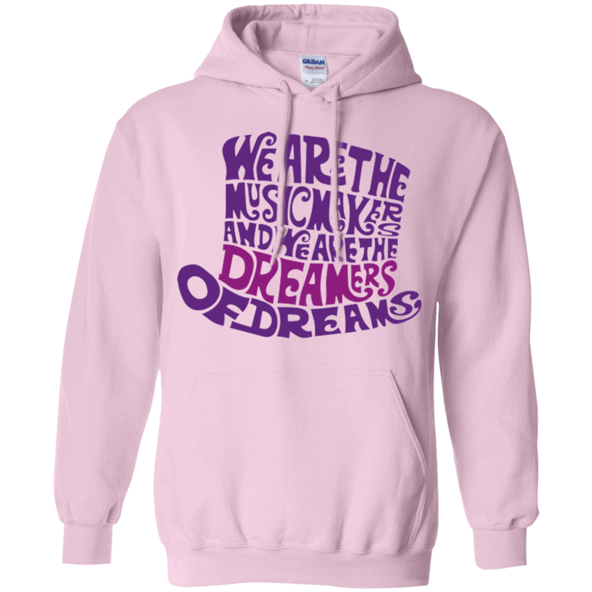 Sweatshirts Light Pink / Small Wonka Purple Pullover Hoodie