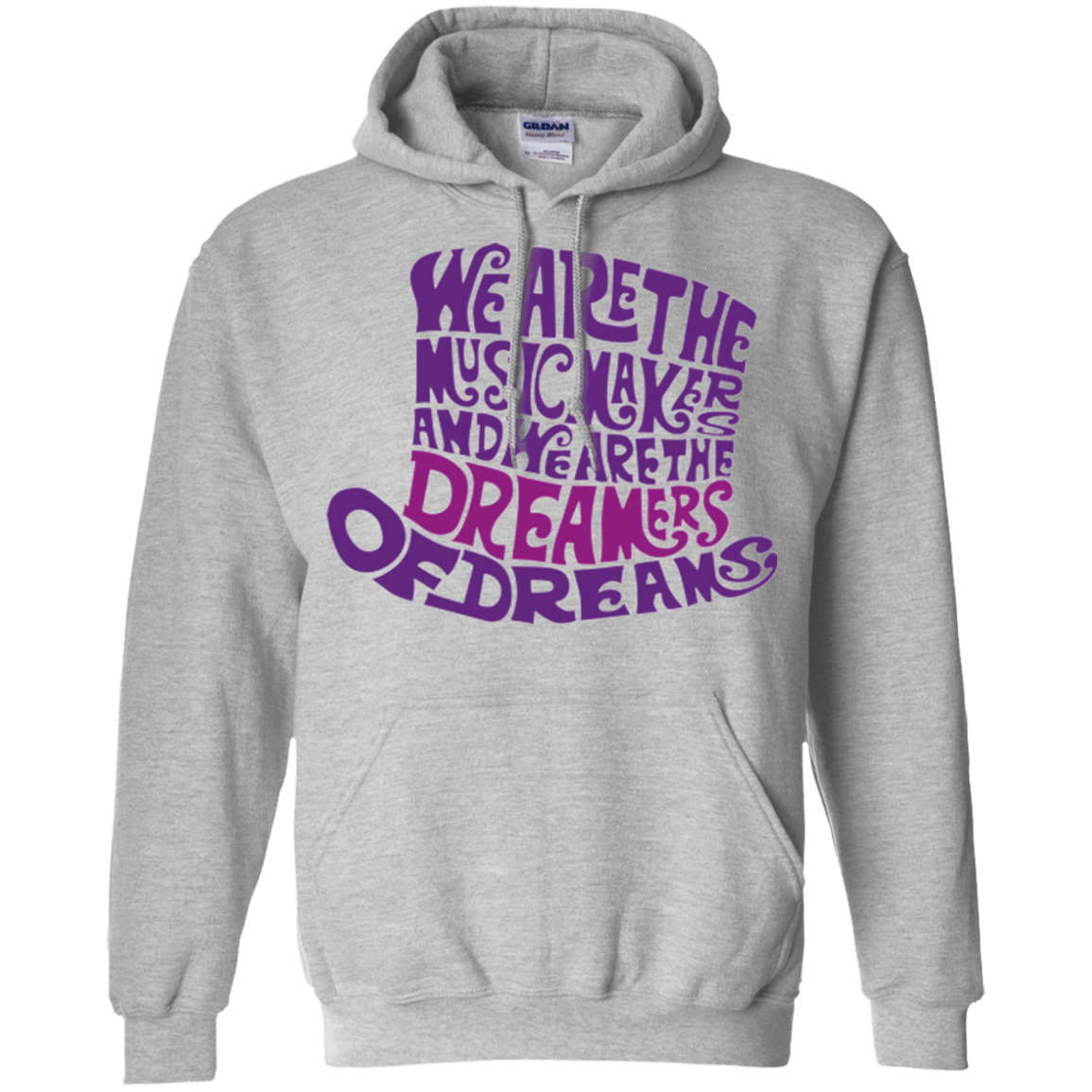 Sweatshirts Sport Grey / Small Wonka Purple Pullover Hoodie