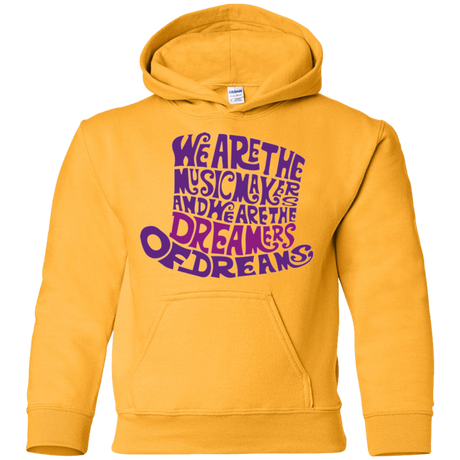 Sweatshirts Gold / YS Wonka Purple Youth Hoodie