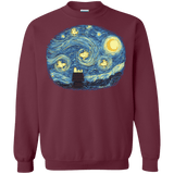 Sweatshirts Maroon / S Woody Night Crewneck Sweatshirt