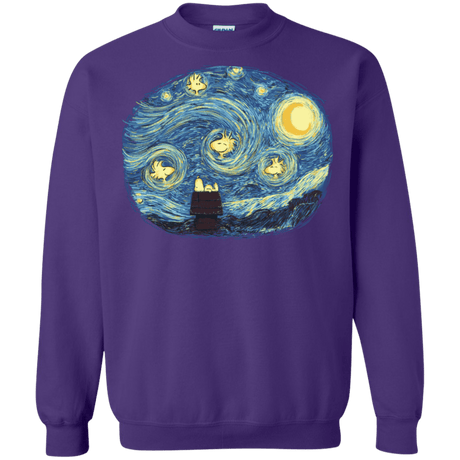 Sweatshirts Purple / S Woody Night Crewneck Sweatshirt