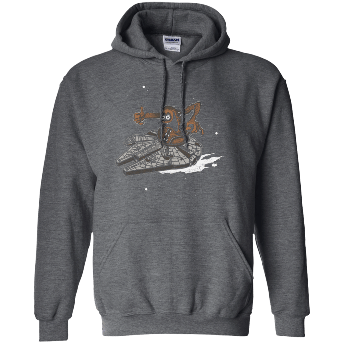 Sweatshirts Dark Heather / Small Wook Fink Pullover Hoodie