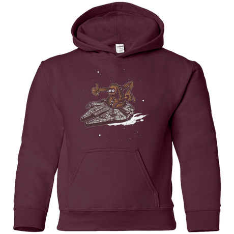 Sweatshirts Maroon / YS Wook Fink Youth Hoodie