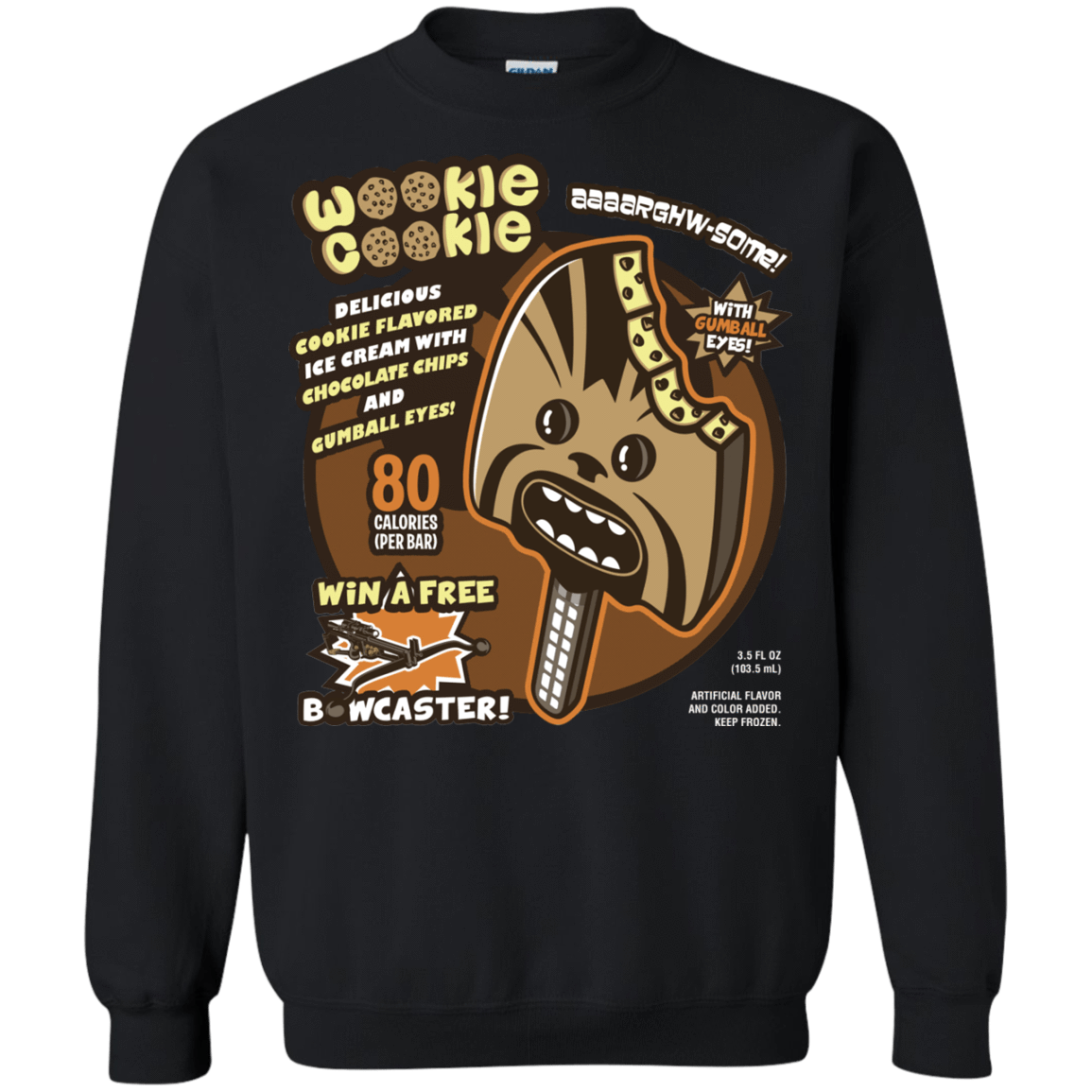 Sweatshirts Black / S Wookie Cookie Crewneck Sweatshirt