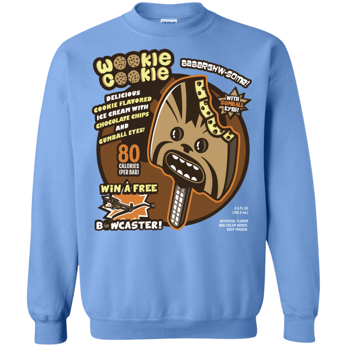 Sweatshirts Carolina Blue / S Wookie Cookie Crewneck Sweatshirt