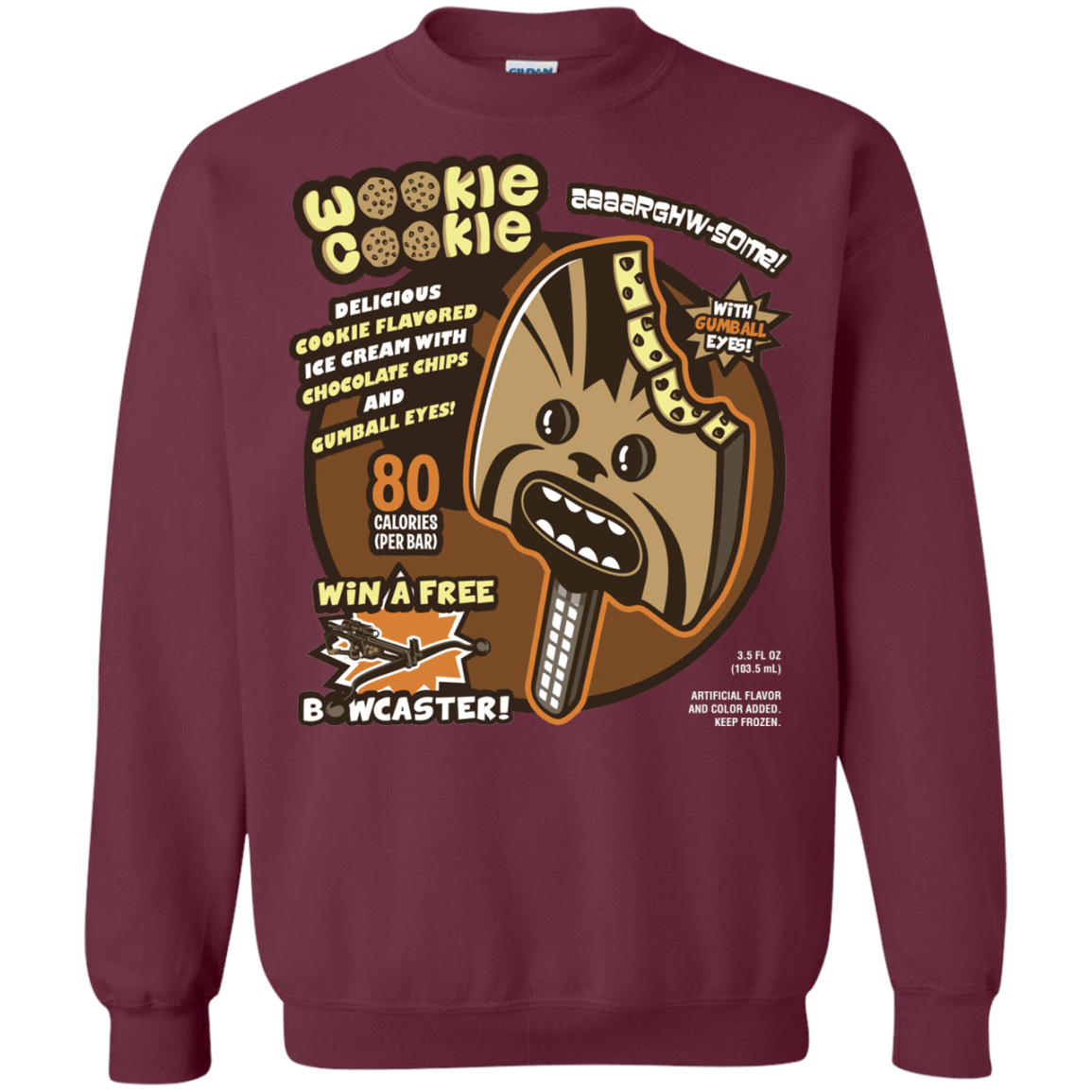 Sweatshirts Maroon / S Wookie Cookie Crewneck Sweatshirt