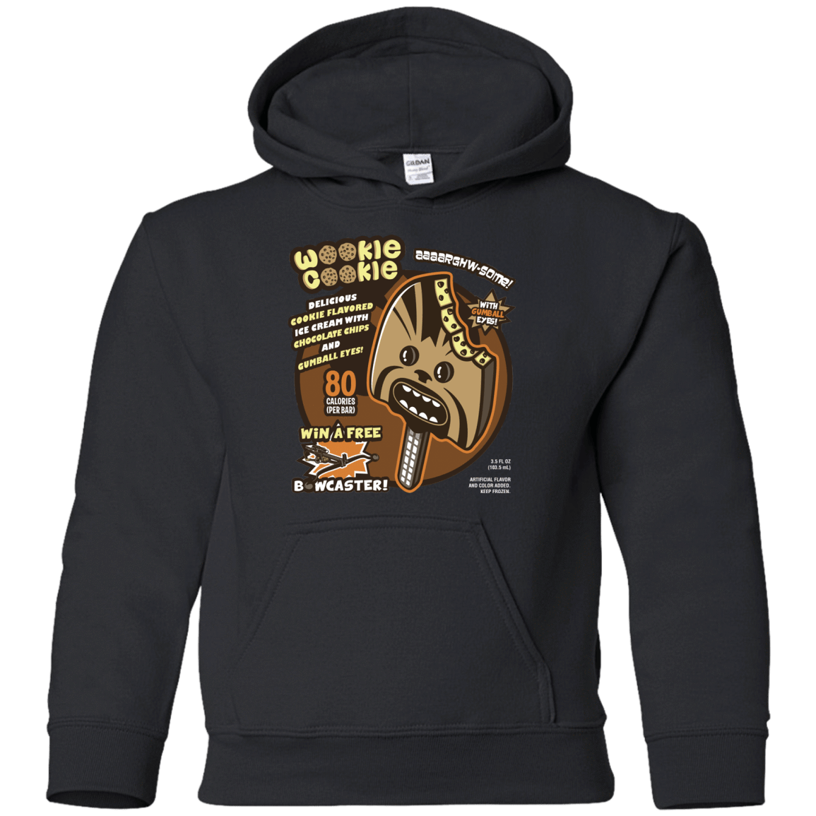 Sweatshirts Black / YS Wookie Cookie Youth Hoodie