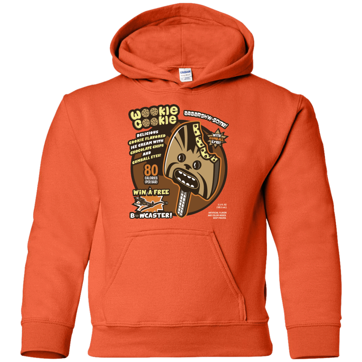 Sweatshirts Orange / YS Wookie Cookie Youth Hoodie