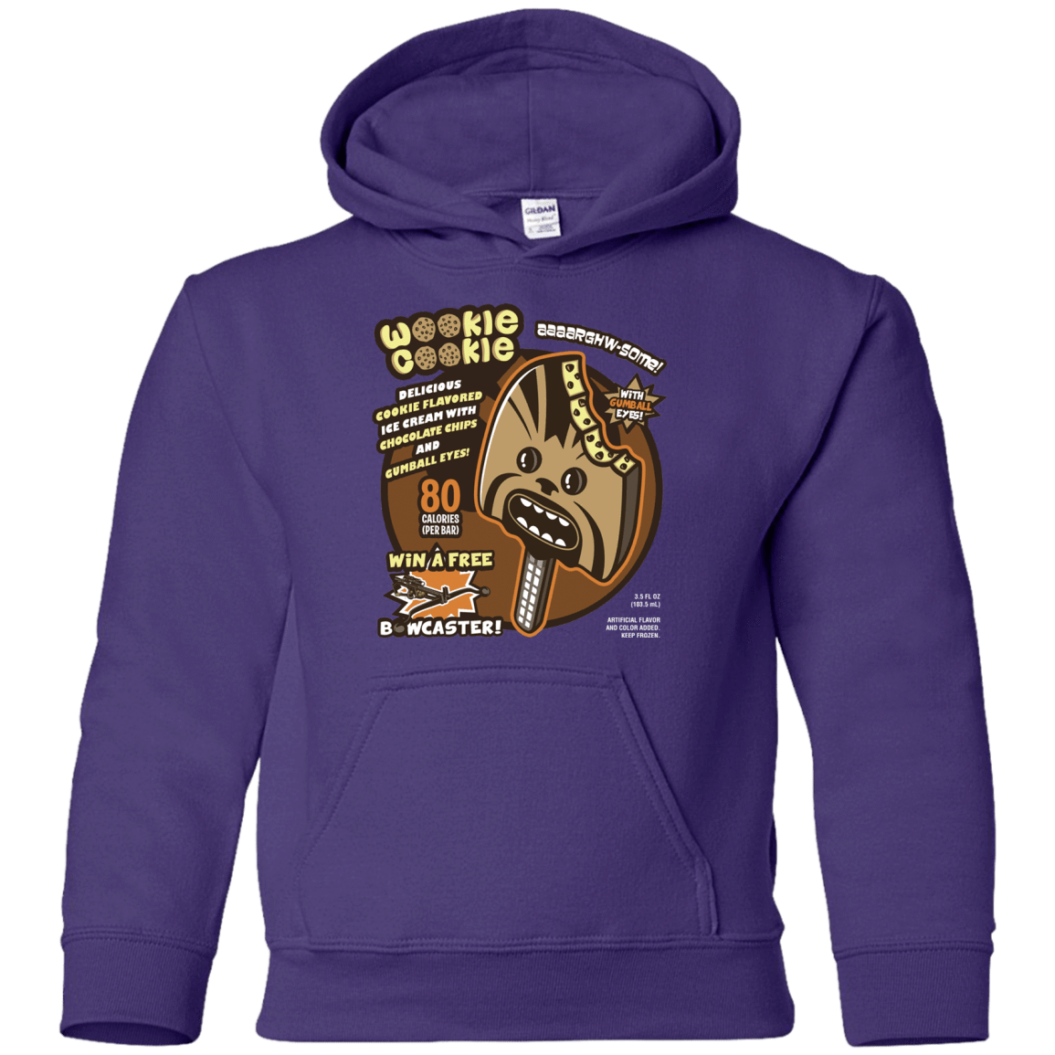 Sweatshirts Purple / YS Wookie Cookie Youth Hoodie