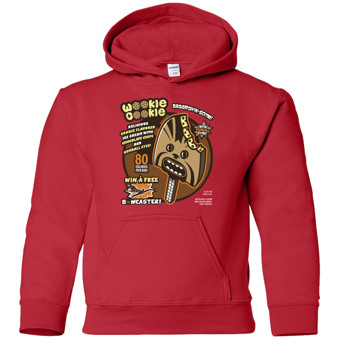 Sweatshirts Red / YS Wookie Cookie Youth Hoodie