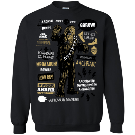 Sweatshirts Black / Small Wookie Famous Quotes Crewneck Sweatshirt