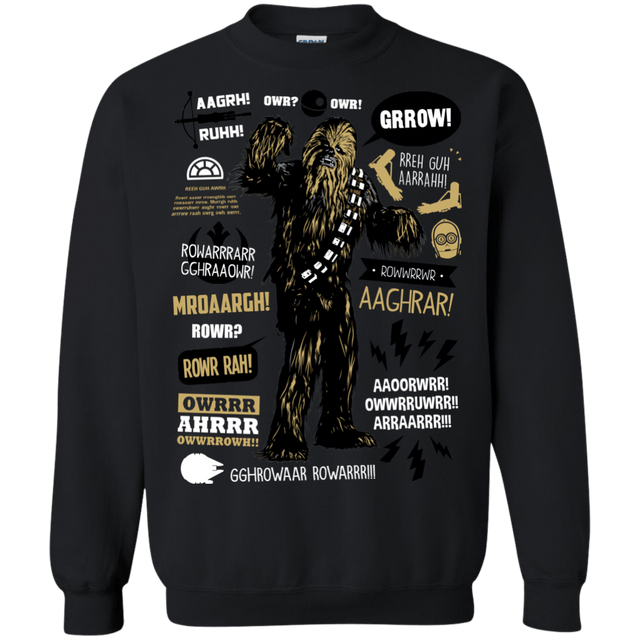 Sweatshirts Black / Small Wookie Famous Quotes Crewneck Sweatshirt