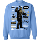 Sweatshirts Carolina Blue / Small Wookie Famous Quotes Crewneck Sweatshirt