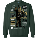 Sweatshirts Forest Green / Small Wookie Famous Quotes Crewneck Sweatshirt