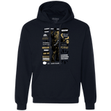 Sweatshirts Navy / Small Wookie Famous Quotes Premium Fleece Hoodie