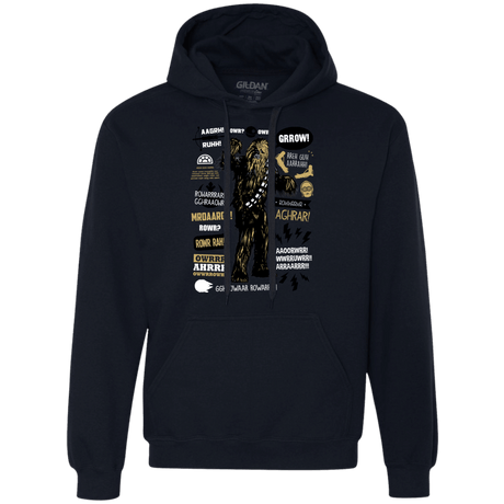 Sweatshirts Navy / Small Wookie Famous Quotes Premium Fleece Hoodie