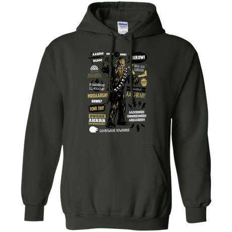 Sweatshirts Forest Green / Small Wookie Famous Quotes Pullover Hoodie