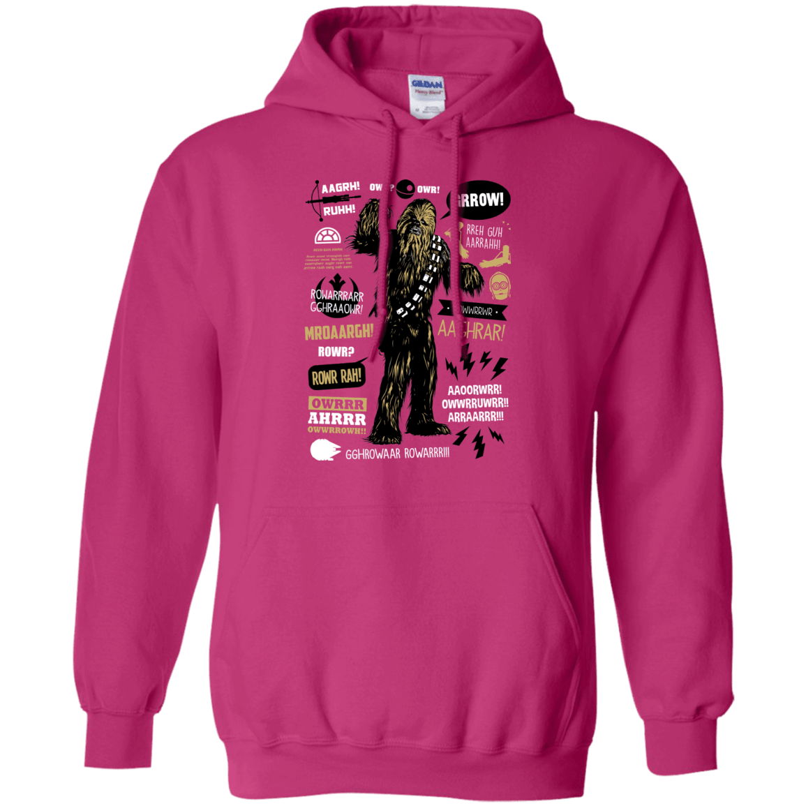 Sweatshirts Heliconia / Small Wookie Famous Quotes Pullover Hoodie