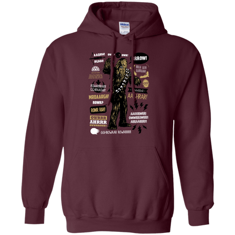 Sweatshirts Maroon / Small Wookie Famous Quotes Pullover Hoodie