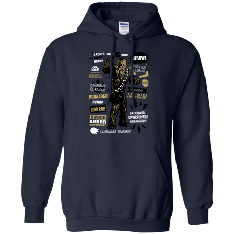 Sweatshirts Navy / Small Wookie Famous Quotes Pullover Hoodie