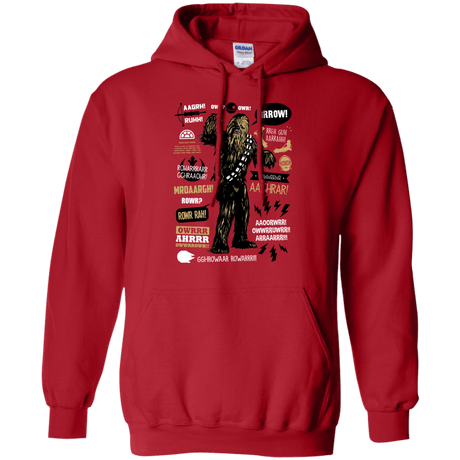 Sweatshirts Red / Small Wookie Famous Quotes Pullover Hoodie