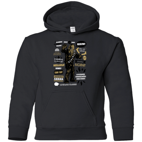 Sweatshirts Black / YS Wookie Famous Quotes Youth Hoodie