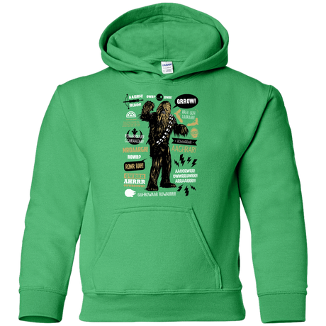 Sweatshirts Irish Green / YS Wookie Famous Quotes Youth Hoodie