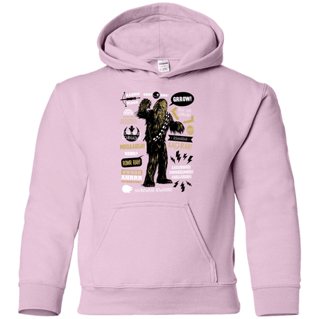 Sweatshirts Light Pink / YS Wookie Famous Quotes Youth Hoodie