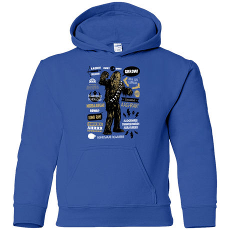 Sweatshirts Royal / YS Wookie Famous Quotes Youth Hoodie