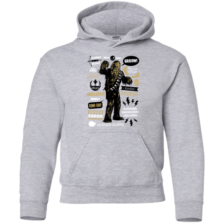 Sweatshirts Sport Grey / YS Wookie Famous Quotes Youth Hoodie