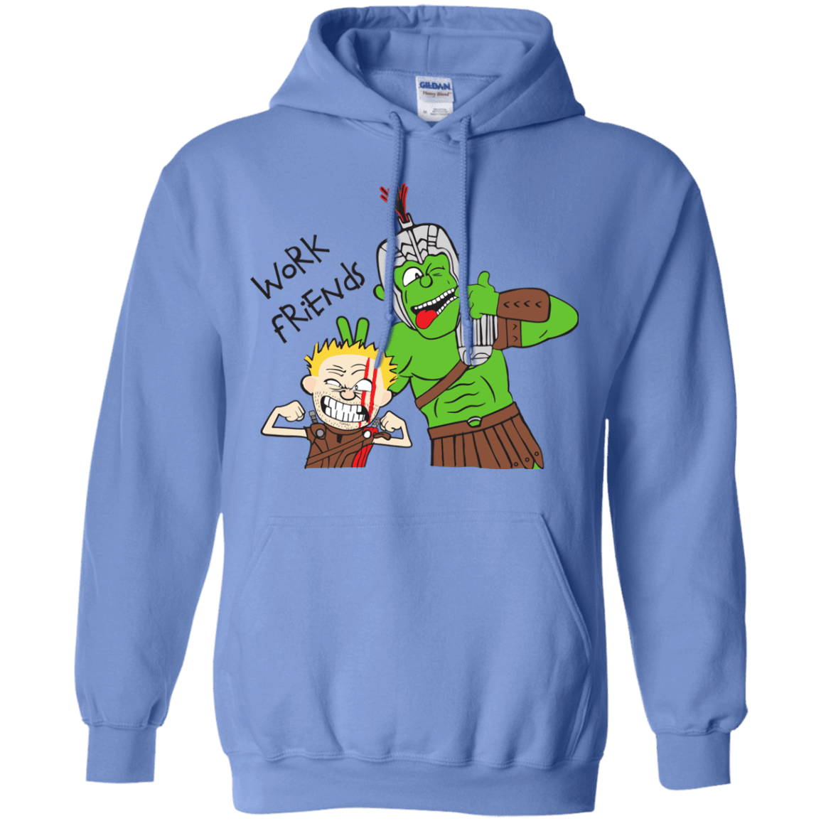 Sweatshirts Carolina Blue / Small Work Friends Pullover Hoodie