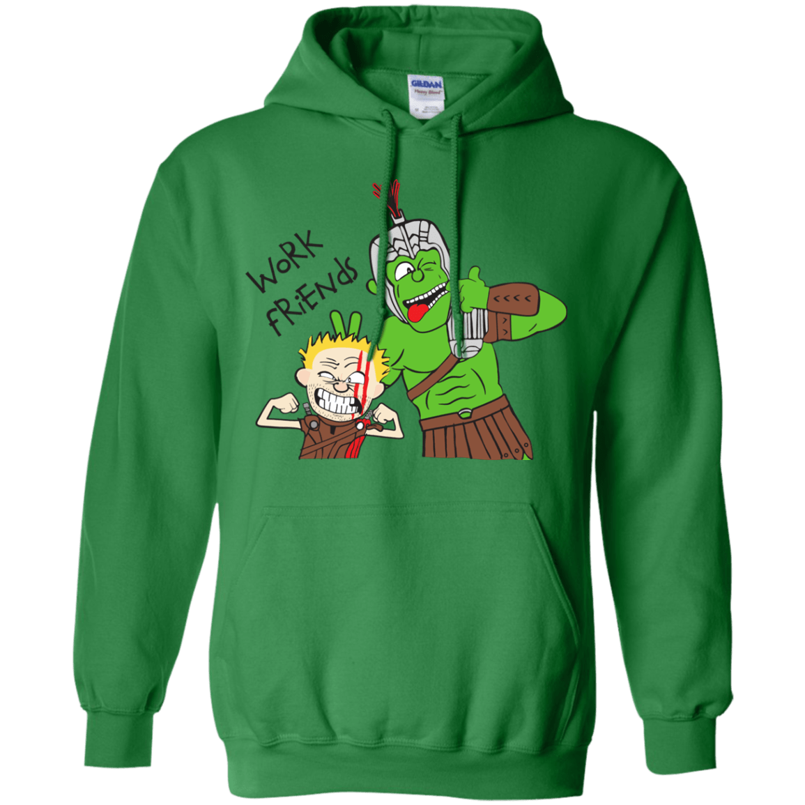 Sweatshirts Irish Green / Small Work Friends Pullover Hoodie