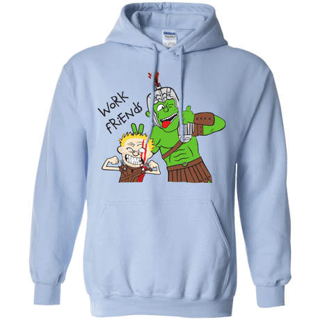 Sweatshirts Light Blue / Small Work Friends Pullover Hoodie