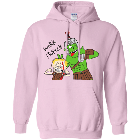 Sweatshirts Light Pink / Small Work Friends Pullover Hoodie