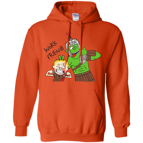 Sweatshirts Orange / Small Work Friends Pullover Hoodie