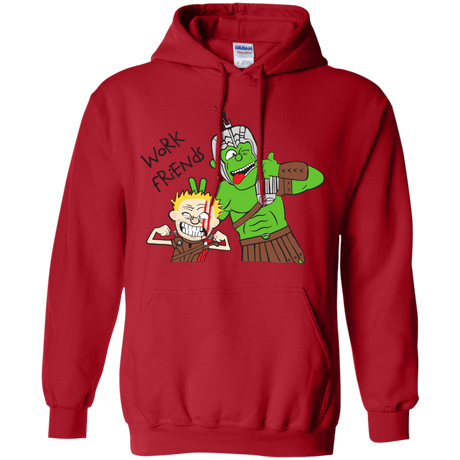 Sweatshirts Red / Small Work Friends Pullover Hoodie