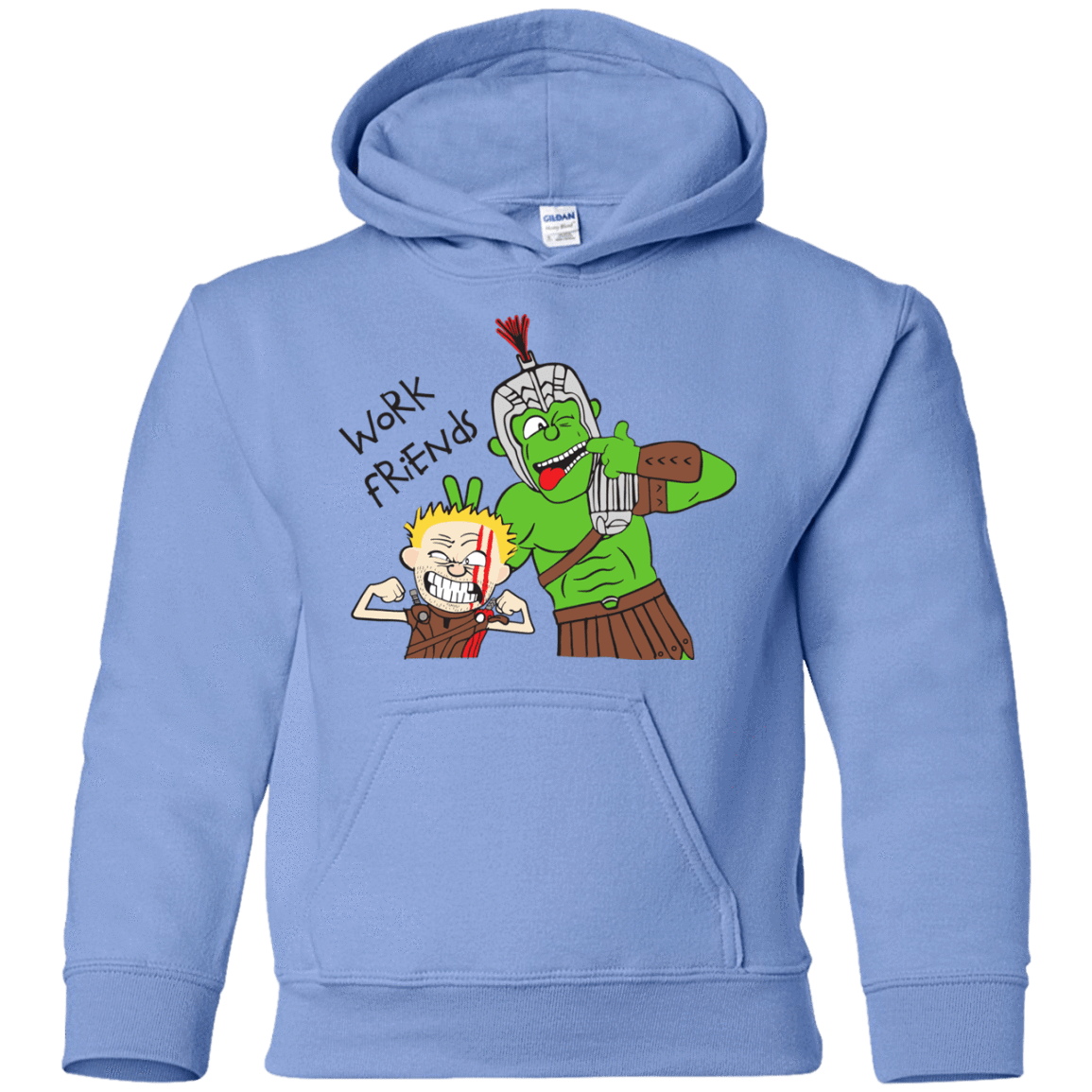 Sweatshirts Carolina Blue / YS Work Friends Youth Hoodie