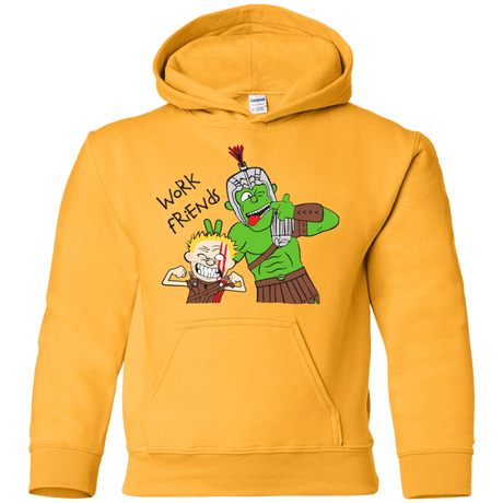 Sweatshirts Gold / YS Work Friends Youth Hoodie