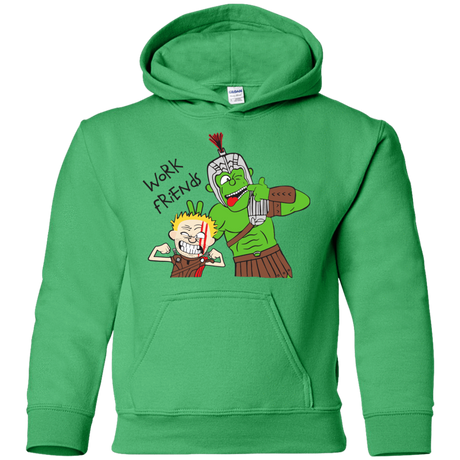 Sweatshirts Irish Green / YS Work Friends Youth Hoodie