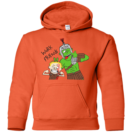 Sweatshirts Orange / YS Work Friends Youth Hoodie