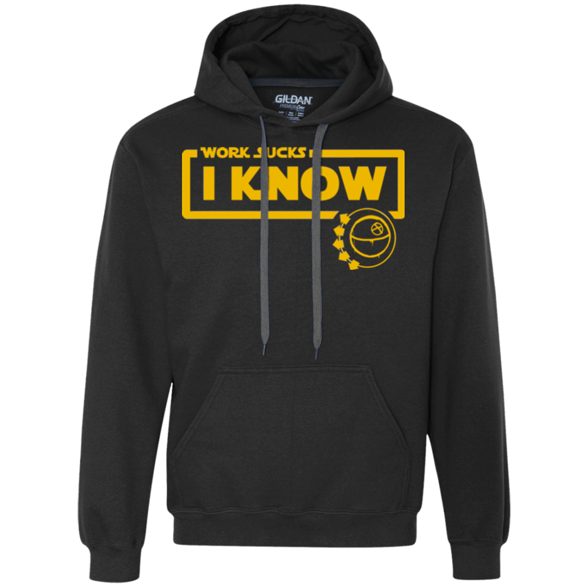 Sweatshirts Black / Small Work Sucks Premium Fleece Hoodie