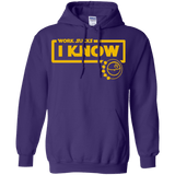 Sweatshirts Purple / Small Work Sucks Pullover Hoodie