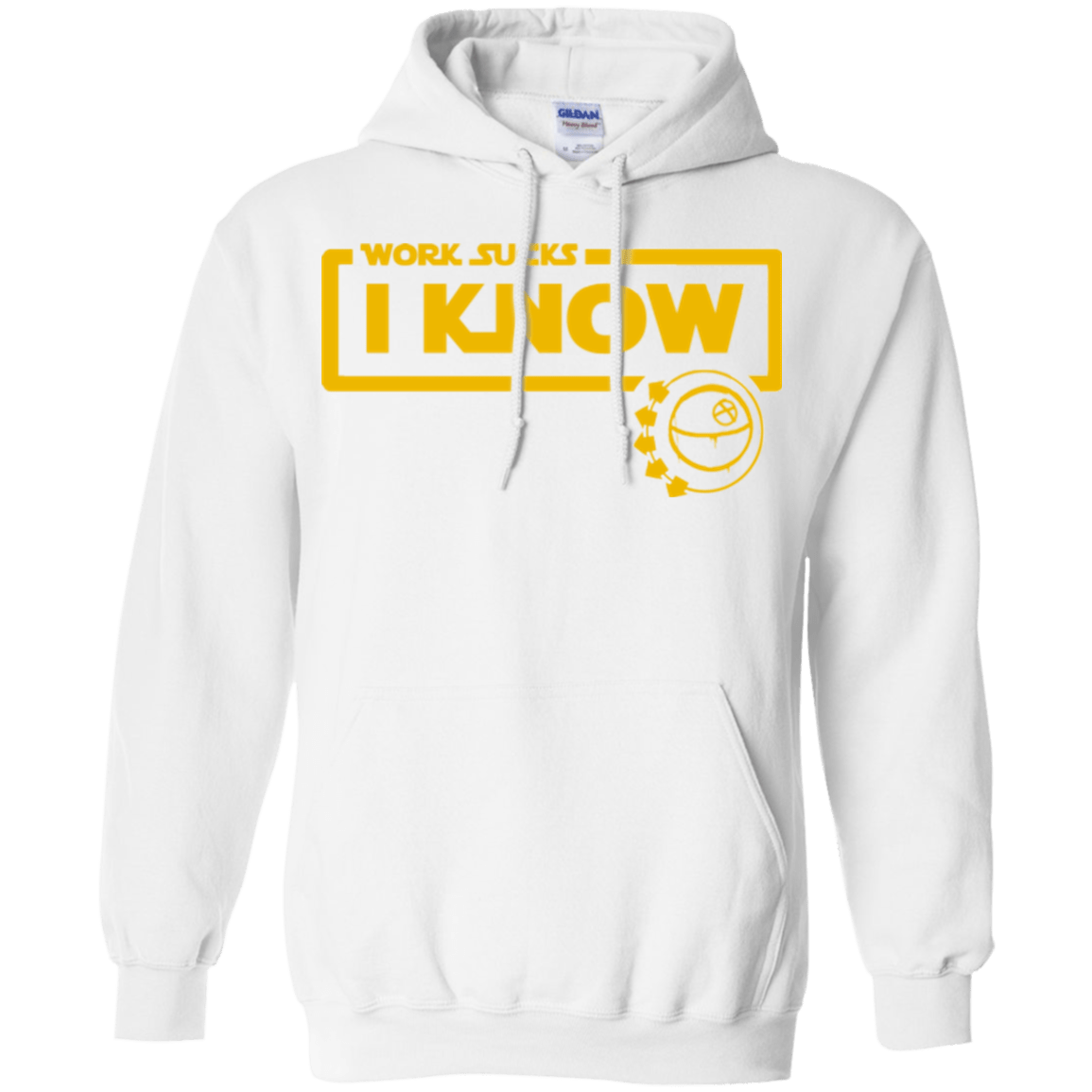 Sweatshirts White / Small Work Sucks Pullover Hoodie