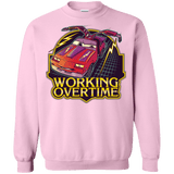 Sweatshirts Light Pink / Small Working Overtime Crewneck Sweatshirt