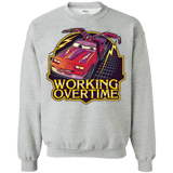 Sweatshirts Sport Grey / Small Working Overtime Crewneck Sweatshirt