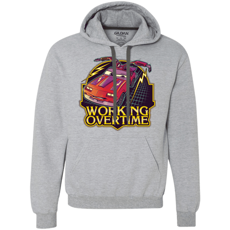 Sweatshirts Sport Grey / Small Working Overtime Premium Fleece Hoodie