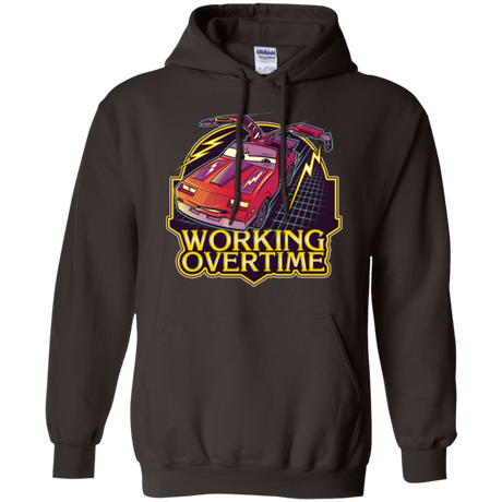 Sweatshirts Dark Chocolate / Small Working Overtime Pullover Hoodie