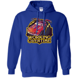 Sweatshirts Royal / Small Working Overtime Pullover Hoodie