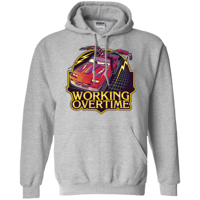 Sweatshirts Sport Grey / Small Working Overtime Pullover Hoodie